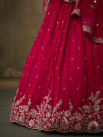 pink embroidered lehenga choli for indian wedding