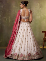 tissue fabric lehenga choli for festive and wedding wear