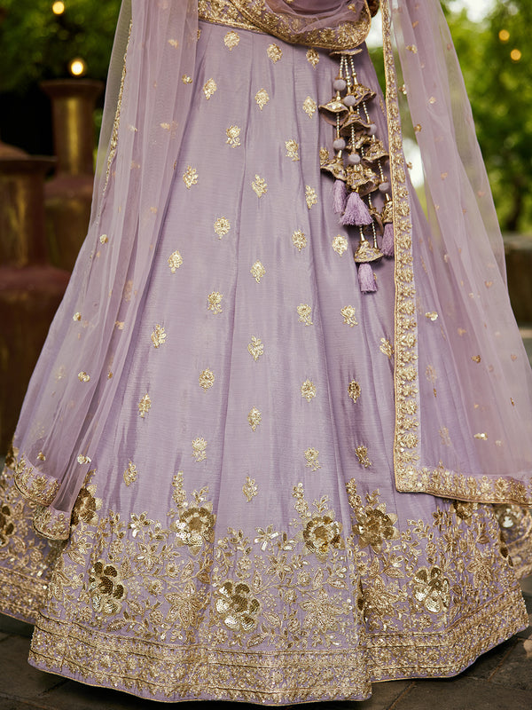 Heavy Embroidery Lehenga Choli for Wedding