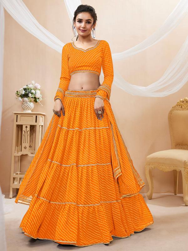 Premium Georgette Lehenga Choli for Sangeet