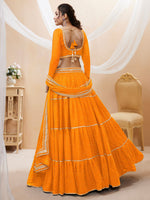 yellow indian bridal lehenga for festive occasions
