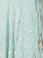 Beautiful Sky Blue Georgette Lehenga Choli
