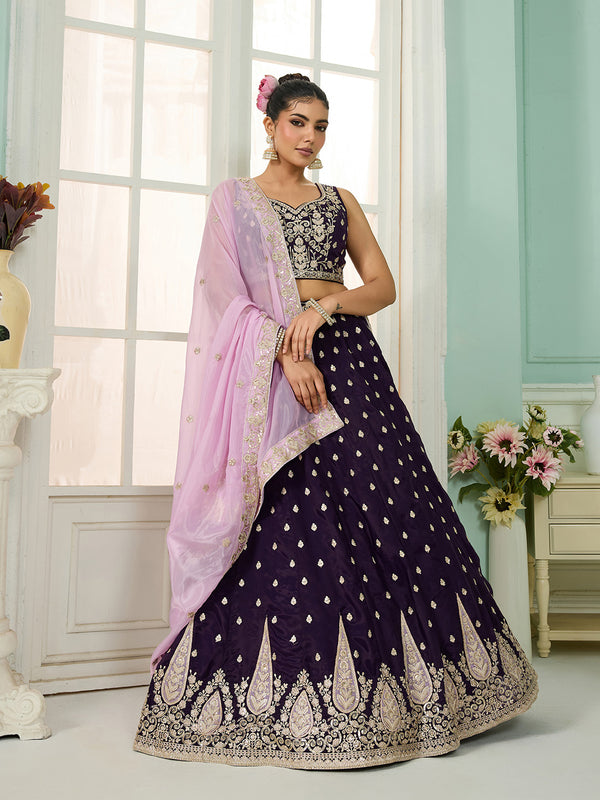Luxury Organza Lehenga Choli with Dupatta