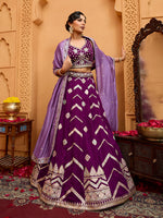 luxury indian bridal lehenga with silk fabric