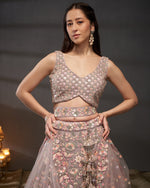 Pastel Floral Embroidered Lehenga Choli