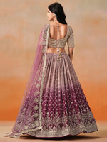 Maroon Designer Georgette Lehenga Choli for Women