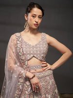 Mauve Designer Lehenga Choli for Bridal