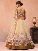 olive wedding lehenga set with sequins work