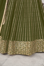 Designer Sequins Georgette Lehenga Choli Party Wear