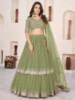 Traditional Sequin Lehenga Choli for Women