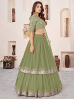 Traditional Sequin Lehenga Choli for Women