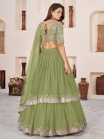 Traditional Sequin Lehenga Choli for Women