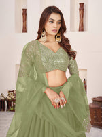 Traditional Sequin Lehenga Choli for Women
