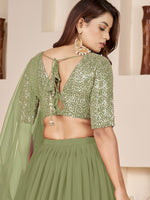 Traditional Sequin Lehenga Choli for Women