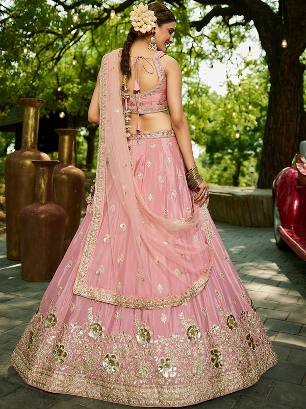 Traditional Embroidered Lehenga Choli Set