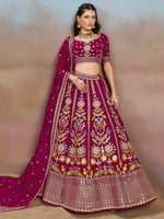 Pink Georgette Designer Lehenga Choli