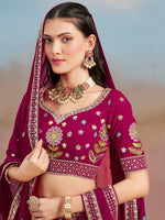Pink Georgette Designer Lehenga Choli