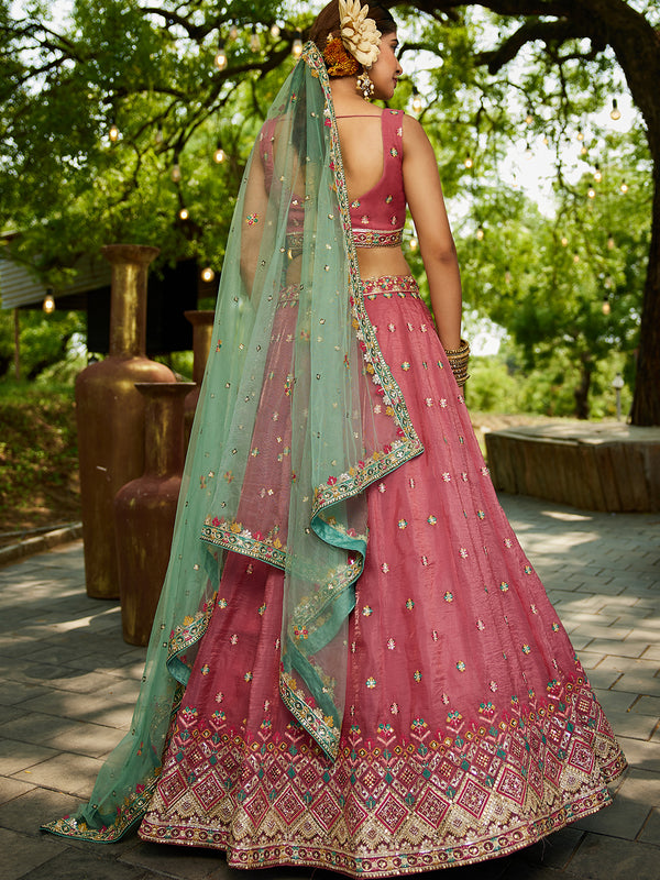 Heavy Embroidered Indian Wedding Lehenga Choli