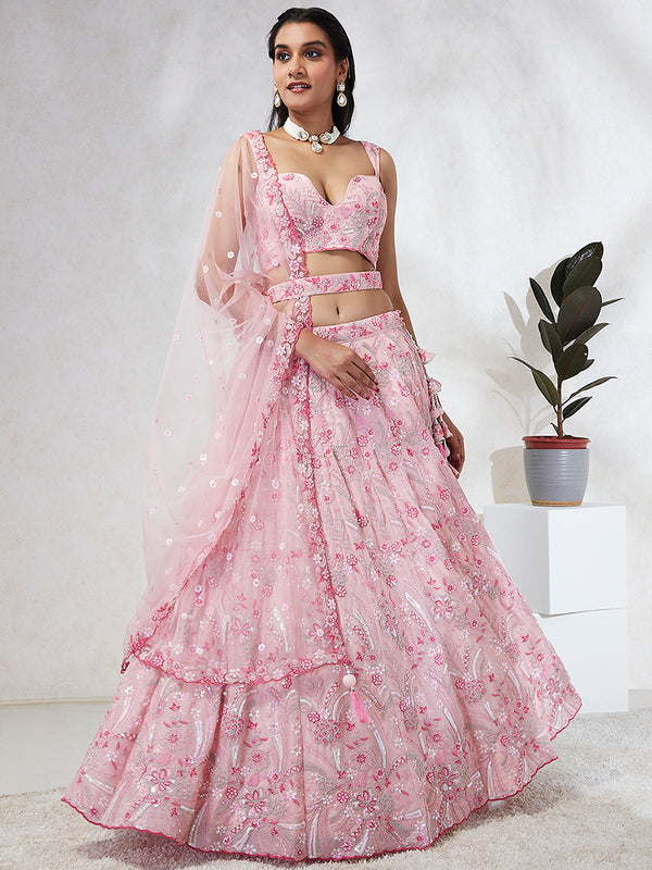 New Arrival Pink Wedding Lehenga Choli