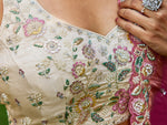 pink embroidered lehenga for wedding and reception