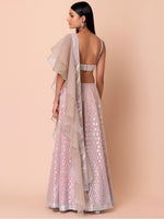Trendy Pink Georgette Lehenga Choli