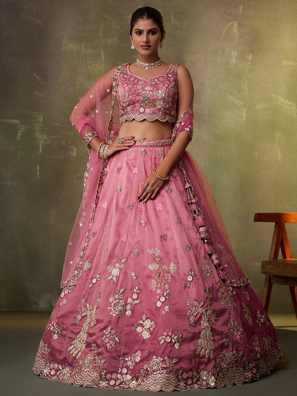 Heavy Embroidered Lehenga Choli for Wedding