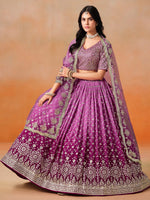 Rani Pink Georgette Designer Lehenga Choli