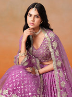 Rani Pink Georgette Designer Lehenga Choli