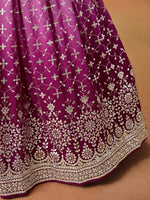 Rani Pink Georgette Designer Lehenga Choli