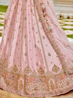 pink silk lehenga choli for indian bridal fashion