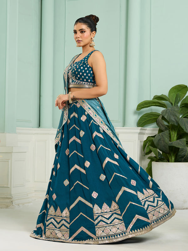 Pure Silk Lehenga Choli for Wedding