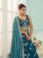 designer bridal silk lehenga with dupatta