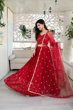 Indian Yellow Georgette Lehenga Choli