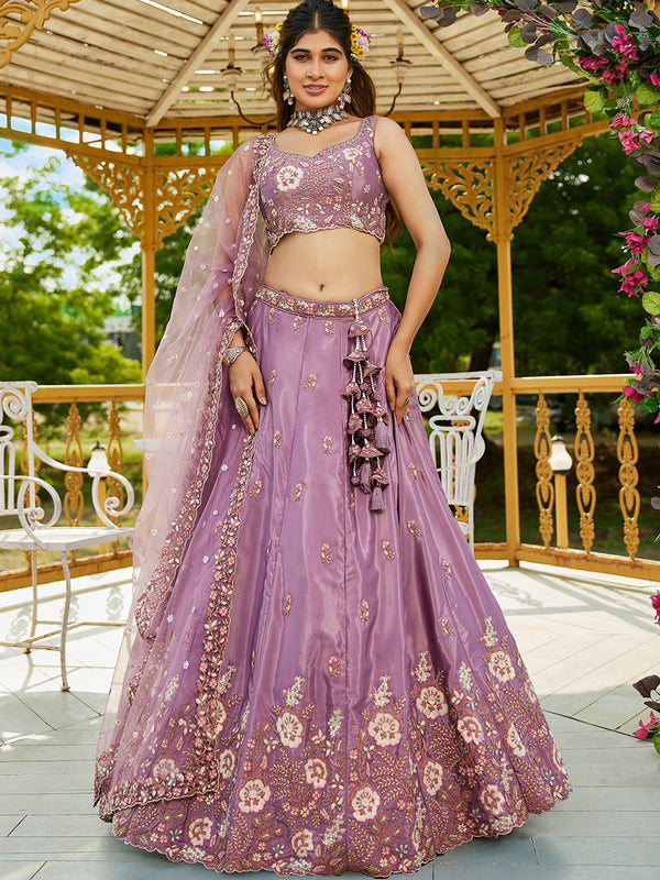 Heavy Embroidered Lehenga Choli for Bridal