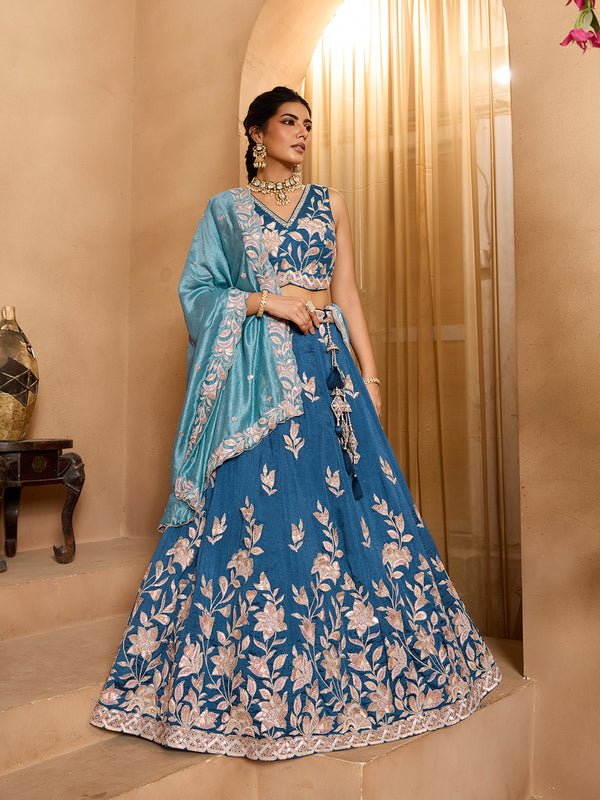 Silk Lehenga Choli – Luxury Indian Bridal Outfit
