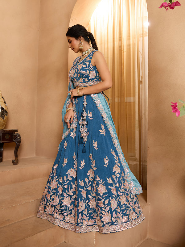 Silk Lehenga Choli – Luxury Indian Bridal Outfit