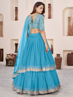 Heavy Sequin Georgette Lehenga Choli for Women