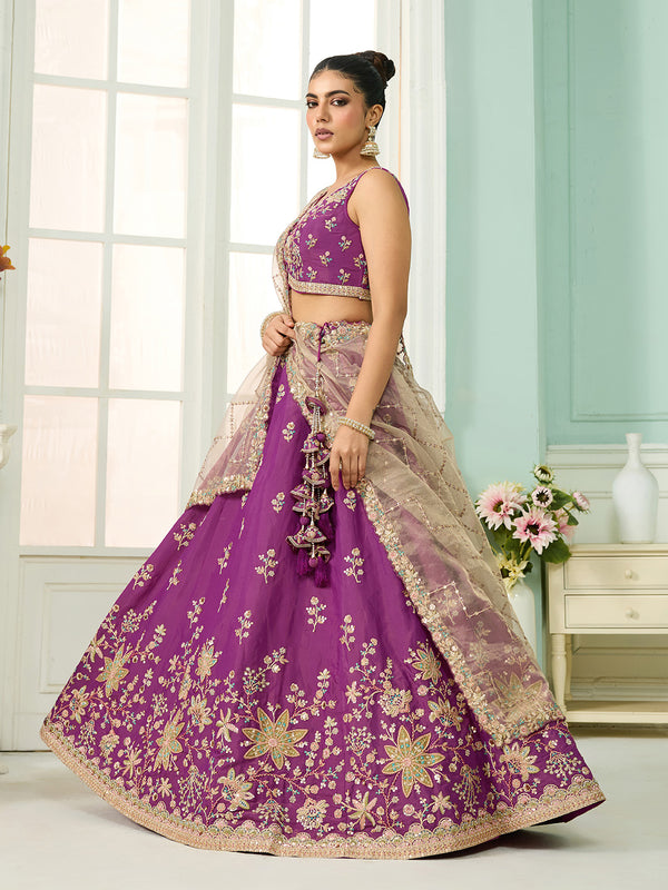 Stylish Georgette Lehenga Choli with Dupatta