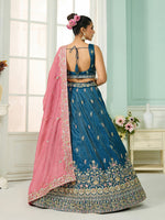 pink traditional indian bridal lehenga choli outfit