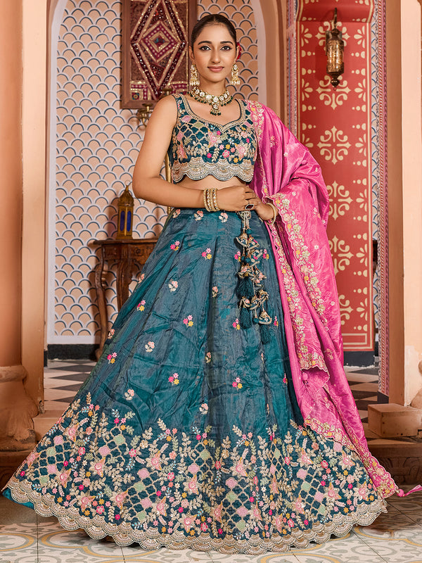 Designer Embroidered Lehenga Choli for Women