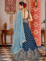 indian bridal tissue silk lehenga choli