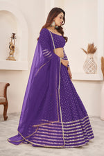 Latest Sequins Georgette Lehenga Choli
