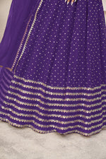 Latest Sequins Georgette Lehenga Choli