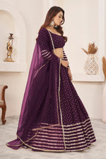 Designer Sequins Georgette Lehenga Choli