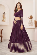 Designer Sequins Georgette Lehenga Choli