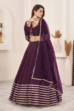 Designer Sequins Georgette Lehenga Choli