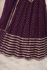 Designer Sequins Georgette Lehenga Choli