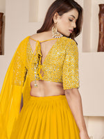 Sequin Embellished Bridal Lehenga Choli