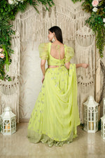 Lightweight Yellow Georgette Lehenga Choli
