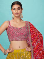 Traditional Mirror Work Lehenga Choli for Women